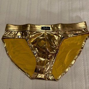 Argreven Gold posing briefs - Size "L" but smaller so more like Size "M"
